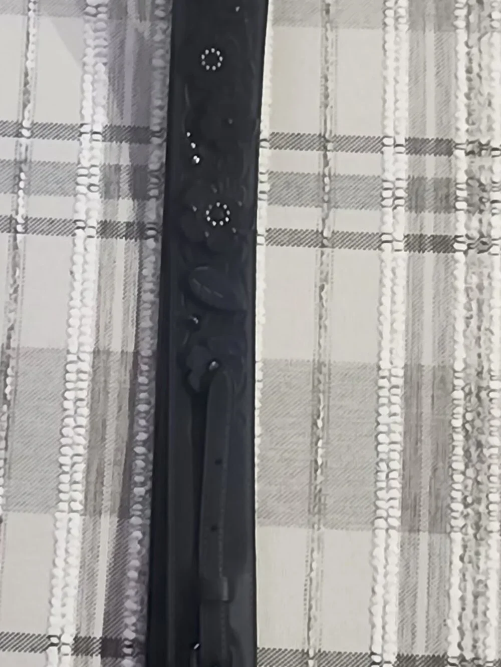 Coach Novelty Strap With Tea Rose And Tooling - Picture 3 of 3